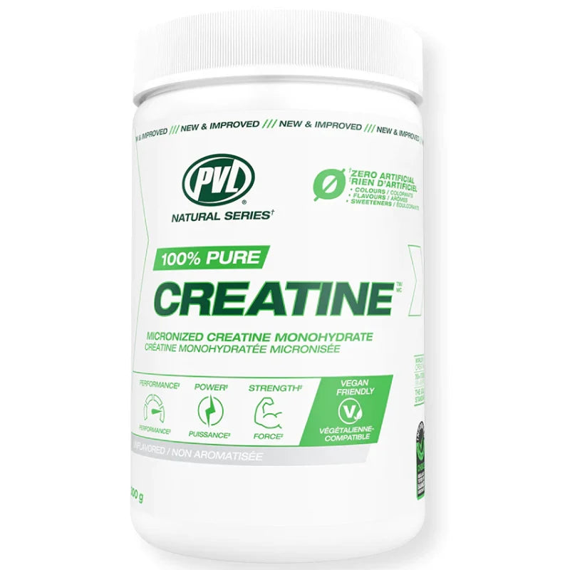 PVL 100% Pure Creatine Monohydrate Unflavoured Powder 300 g