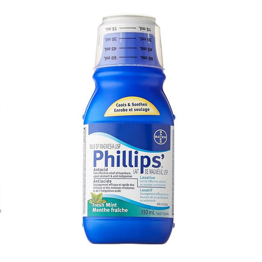 Phillips Milk of Magnesia Fresh Mint Sugar-Free Liquid 350 mL