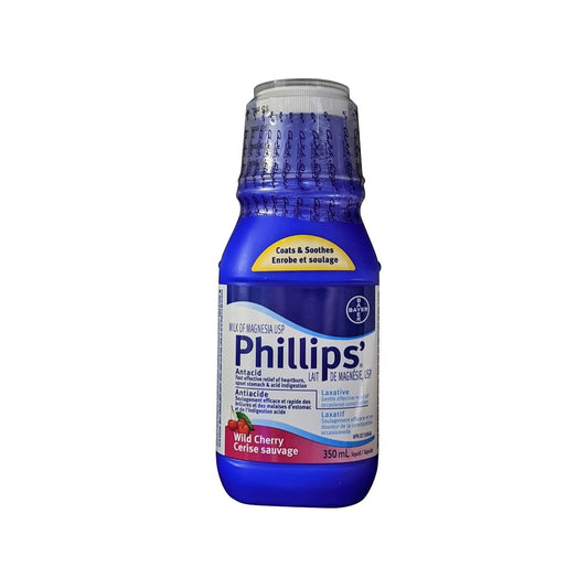 Phillips' Milk of Magnesia Wild Cherry Liquid, 350 mL