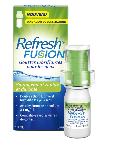 Refresh Fusion Preservative-Free Lubricant Eye Drops, 10 mL