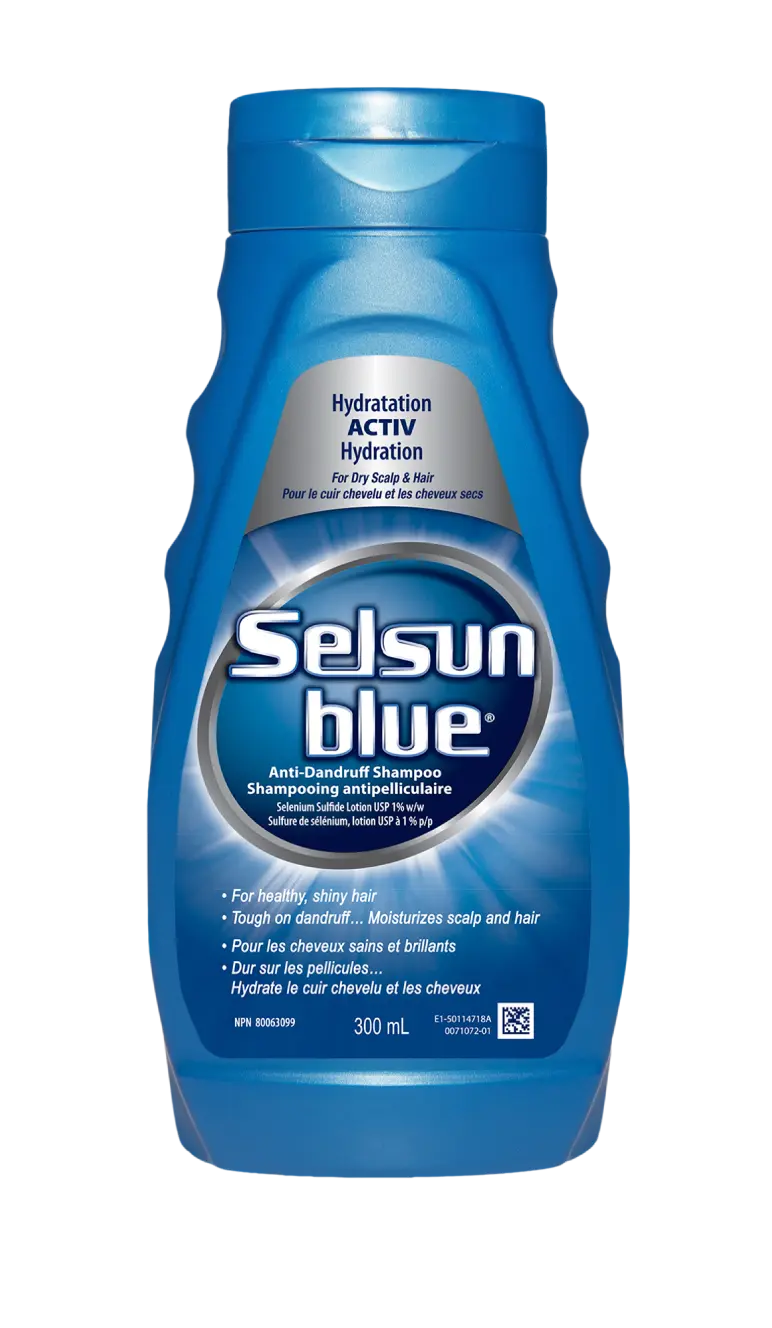 Selsun Blue ACTIV Hydration Anti-Dandruff Shampoo, 300 mL
