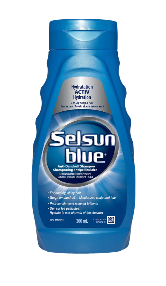 Selsun Blue ACTIV Hydration Anti-Dandruff Shampoo, 300 mL