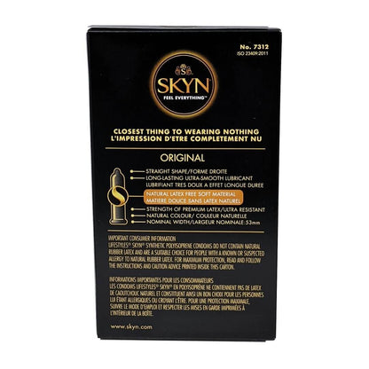 SKYN Original Non-Latex Lubricated Condoms, 12 Count