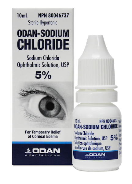 Odan Sodium Chloride 5% Ophthalmic Solution, 10 mL