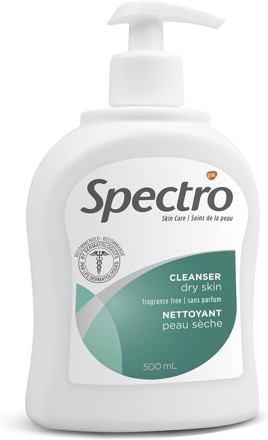 Spectro Fragrance-Free Facial Cleanser for Dry Skin, 500 mL