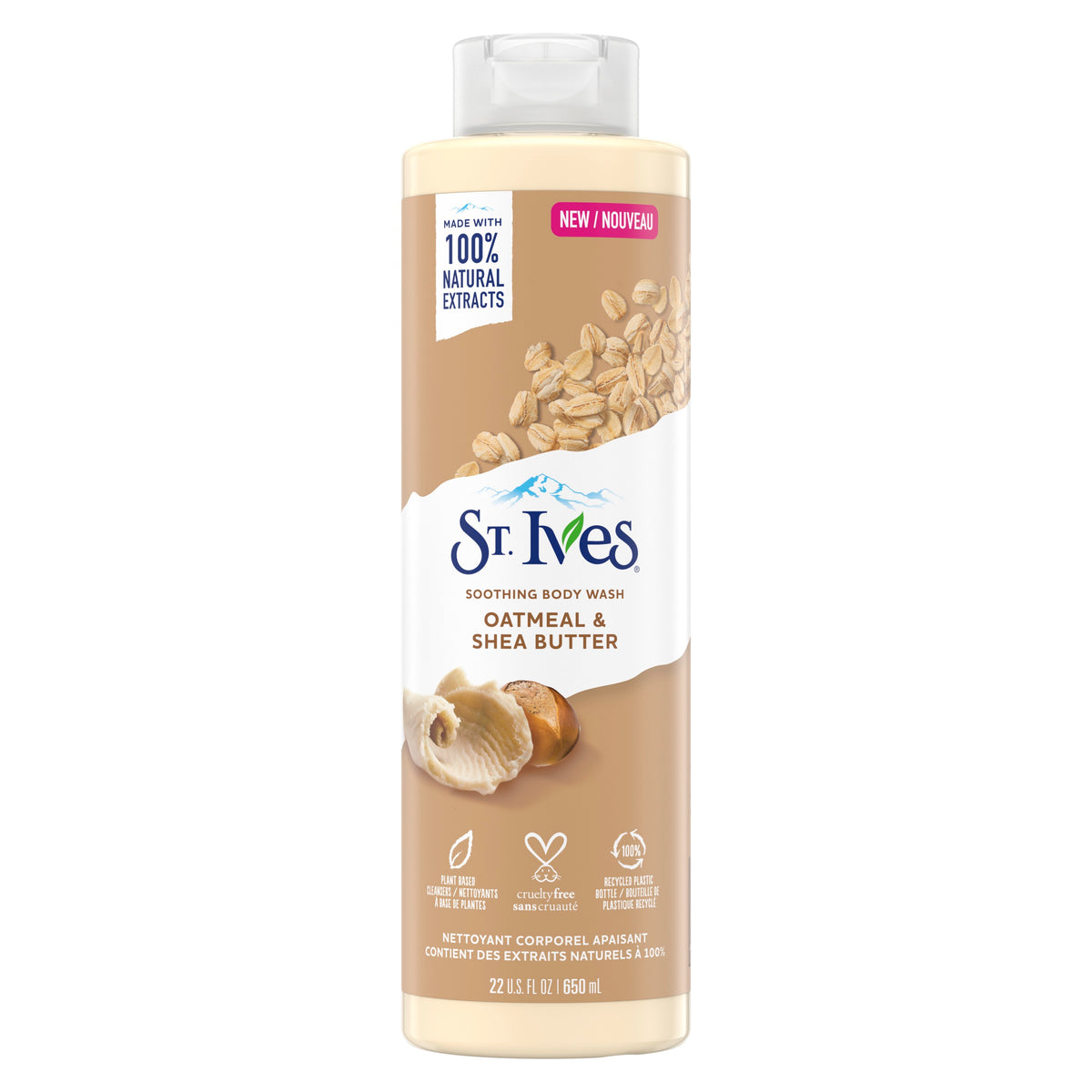 St. Ives Soothing Oatmeal & Shea Butter Body Wash, 650 mL
