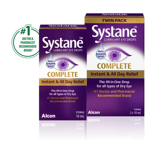 Systane Complete Lubricant Eye Drops Twin Pack, 2 x 10 mL