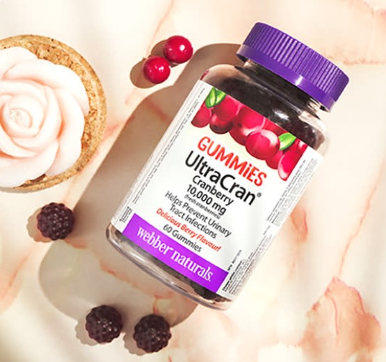 Webber Naturals UltraCran Cranberry 10,000 mg Gummies, 60 Gummies