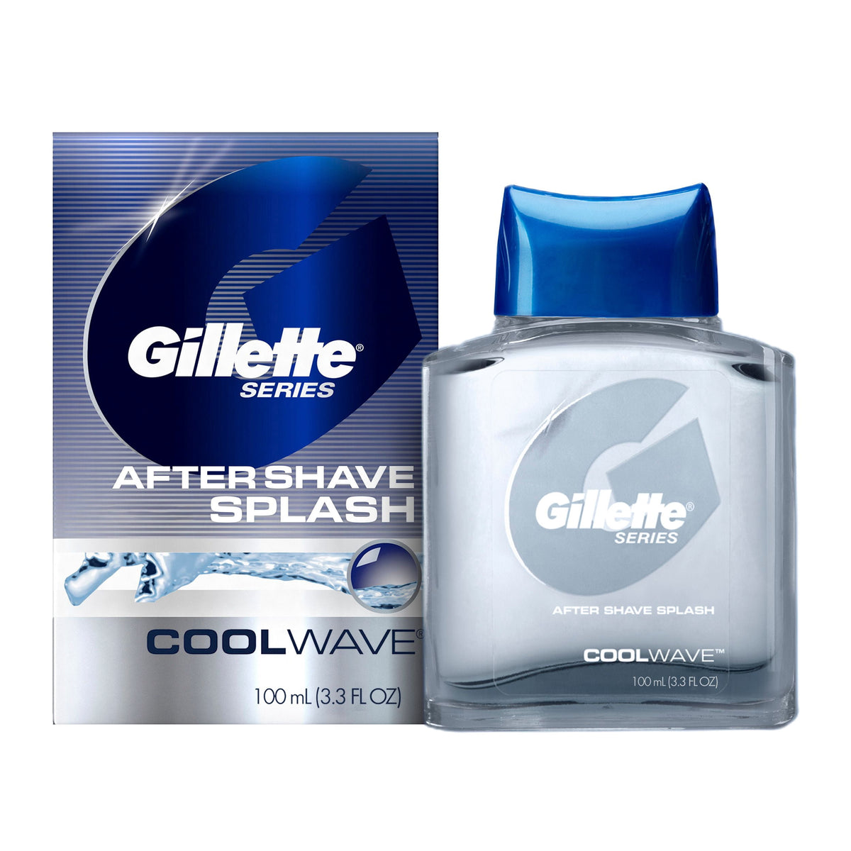 Gillette Series Cool Wave After Shave Splash, 100 mL