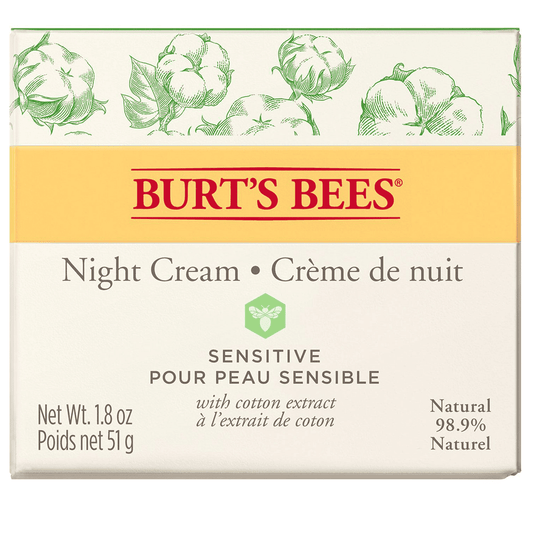 Burt's Bees Sensitive Night Cream for Sensitive Skin, 50 g
