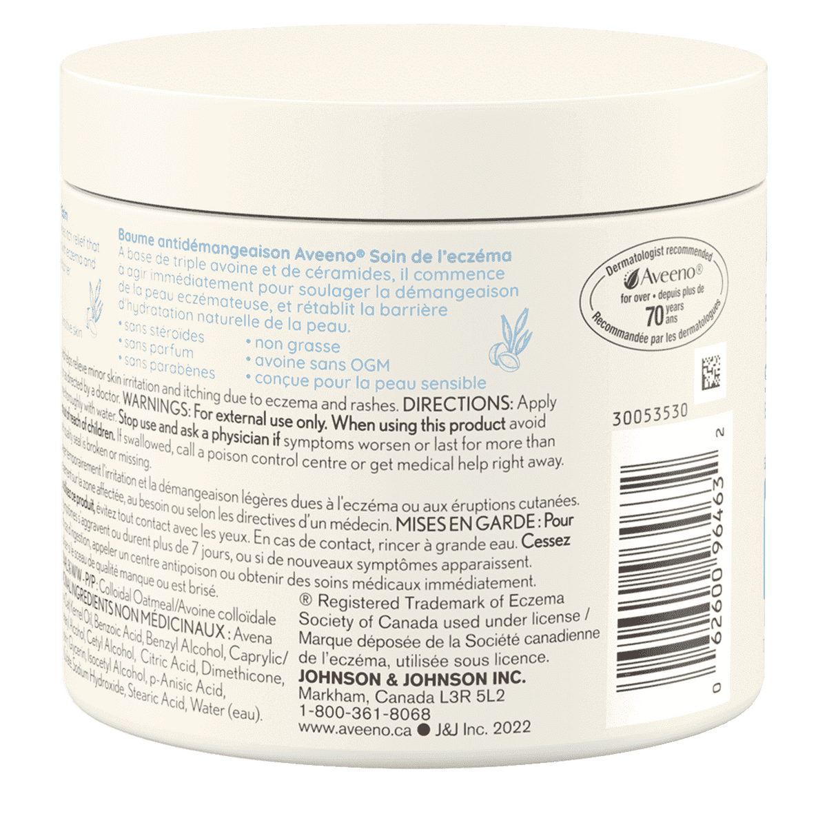 AVEENO Eczema Care Itch Relief Balm, 311 g