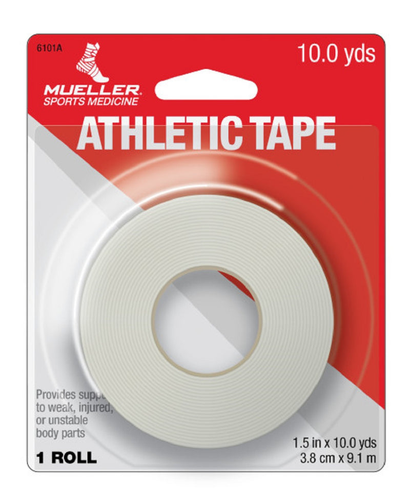 Mueller Athletic Tape White 1.5 in x 10 yd - Single Roll