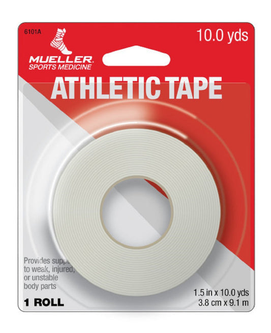 Mueller Athletic Tape White 1.5 in x 10 yd - Single Roll