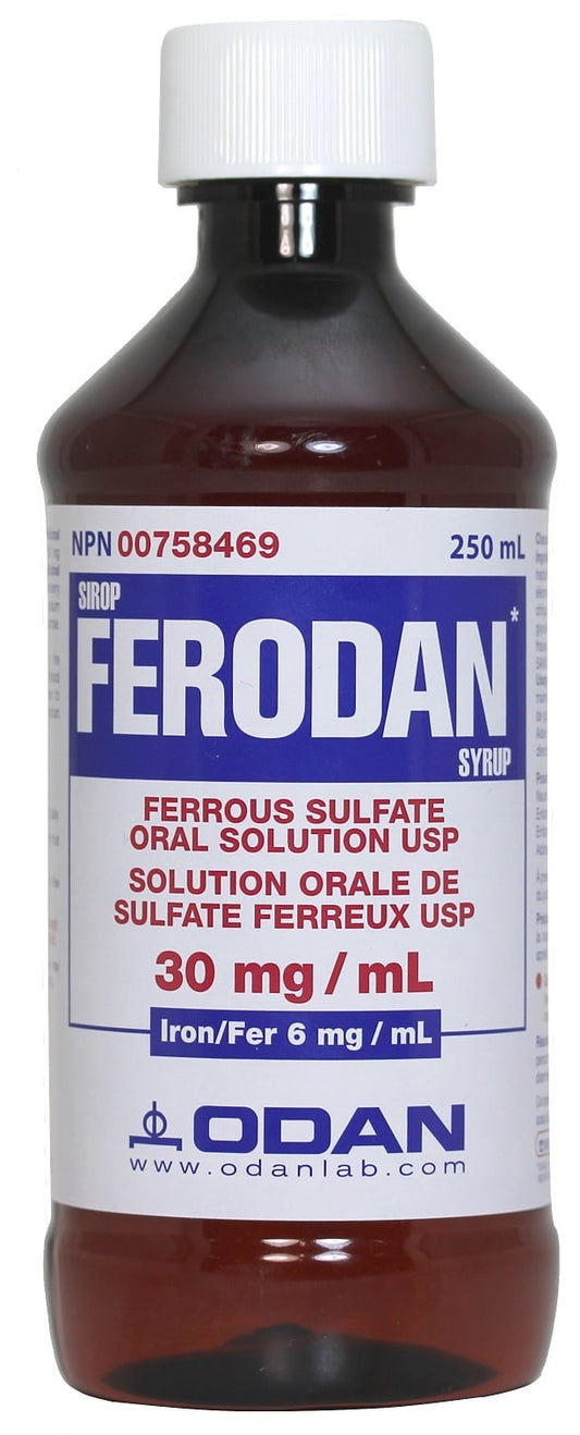 Ferodan Syrup 30 mg/mL, 250 mL