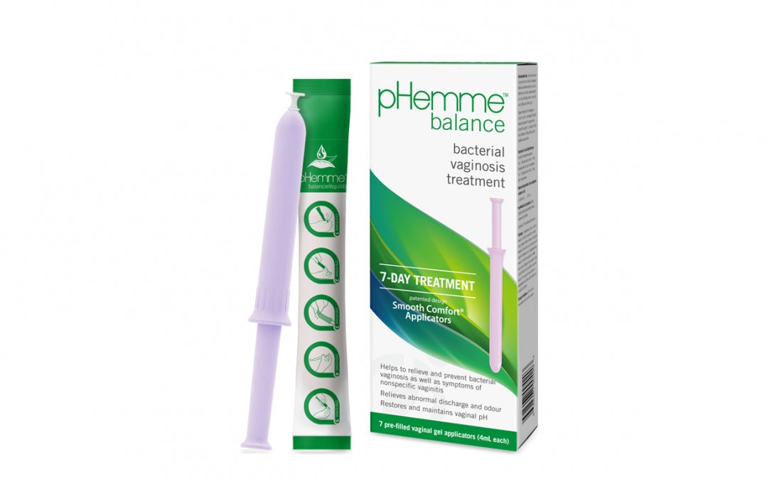 pHemme Balance Bacterial Vaginosis Treatment Pre-Filled Gel Applicators, 7 x 4 mL