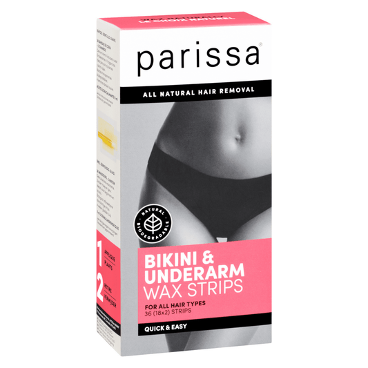Parissa Bikini & Underarm Wax Strips, 36 Strips