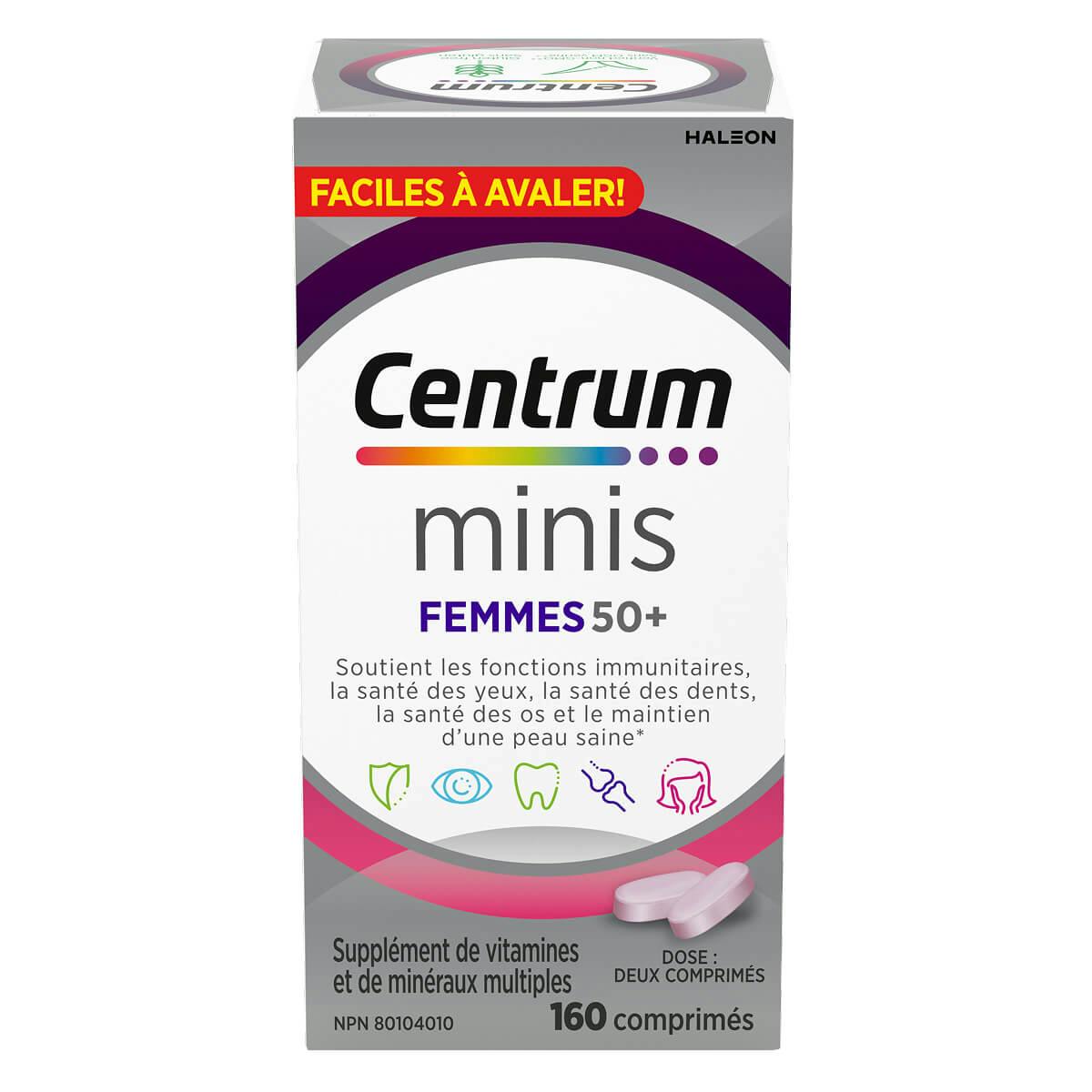 Centrum Minis Women 50+ Multivitamin Tablets, 160 Count