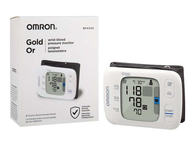 OMRON Gold Wireless Wrist Blood Pressure Monitor BP4350