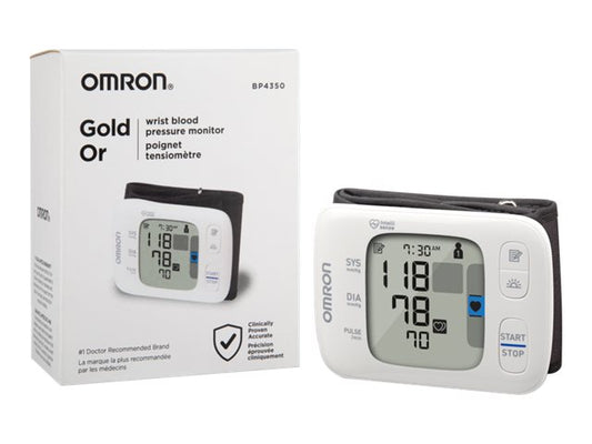 OMRON Gold Wireless Wrist Blood Pressure Monitor BP4350