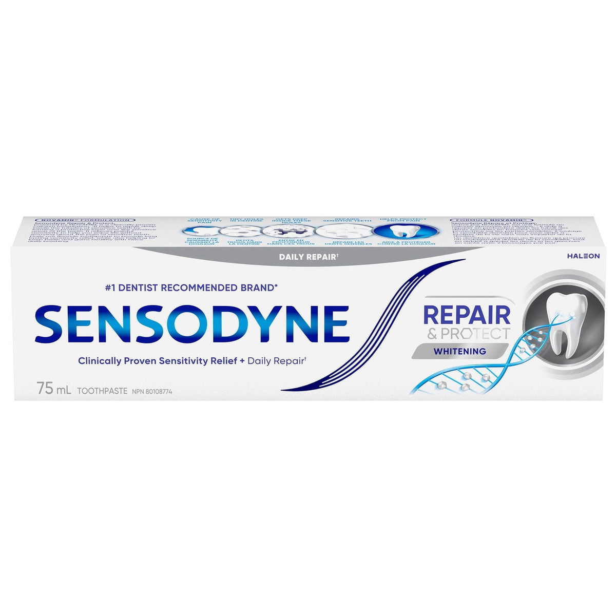 Sensodyne Repair & Protect Whitening Toothpaste, 75 mL