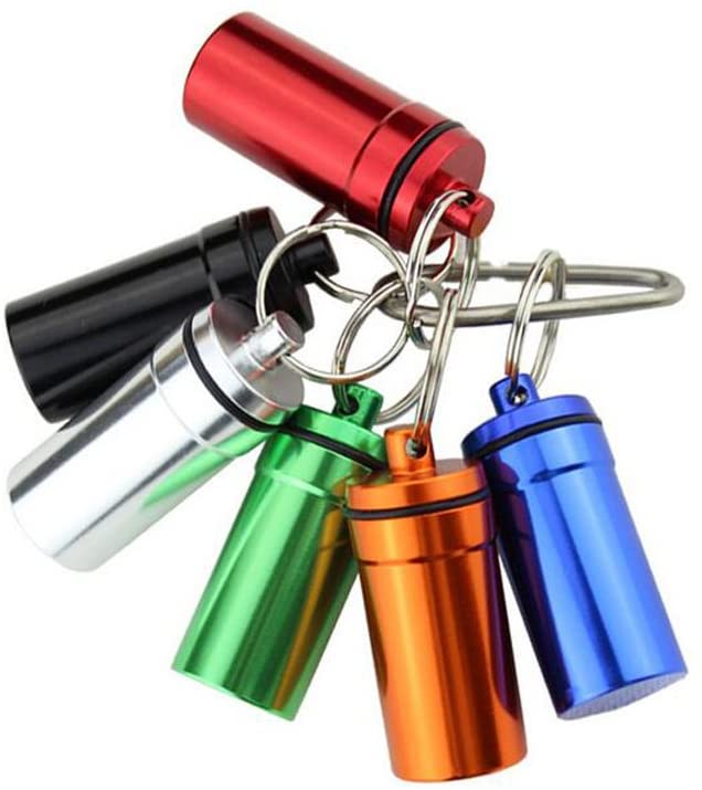 Vita Medic Metal Pill Tote Key Ring