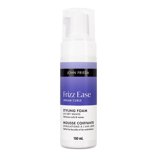 John Frieda Frizz Ease Dream Curls Air Dry Waves Styling Foam, 150 mL