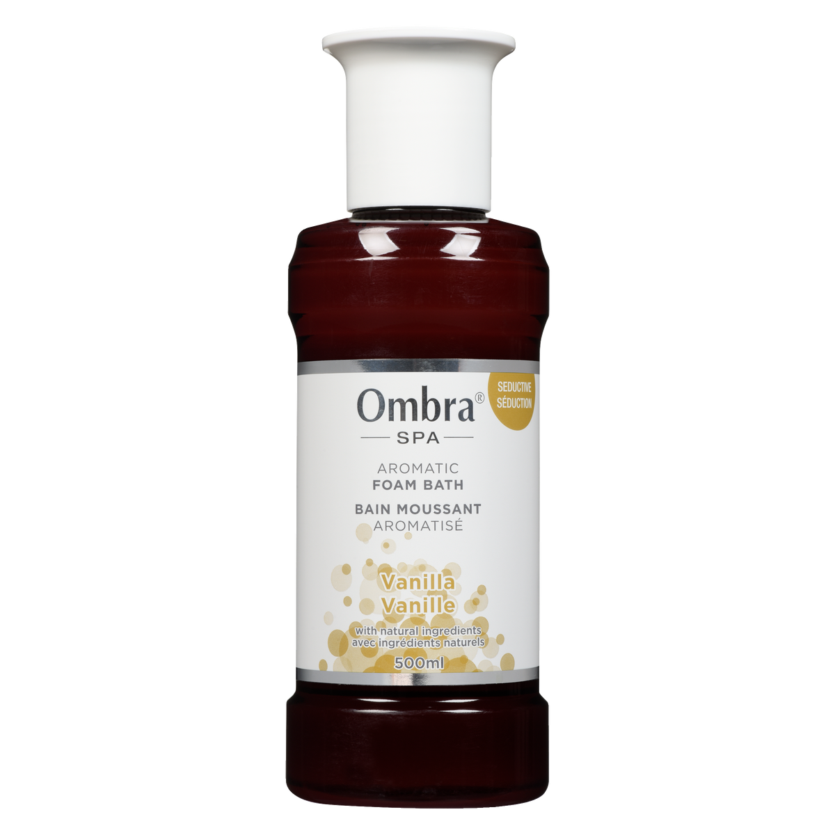 Ombra Spa Aromatic Foam Bath, Vanilla, 500 mL