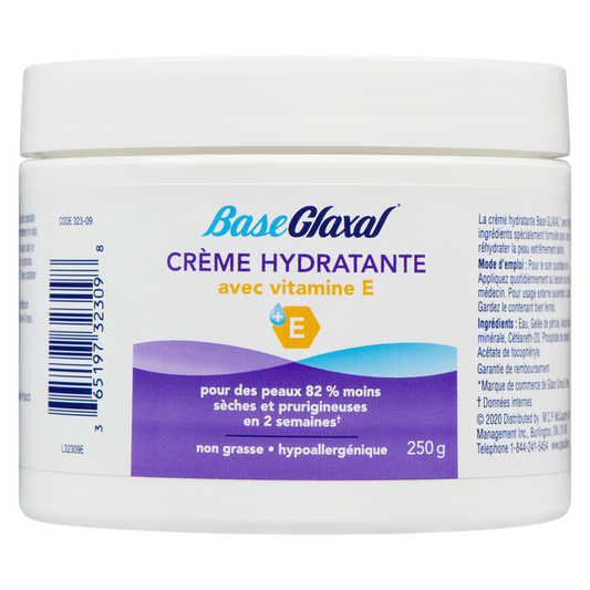 Glaxal Base Moisturizing Cream with Vitamin E, 250 g