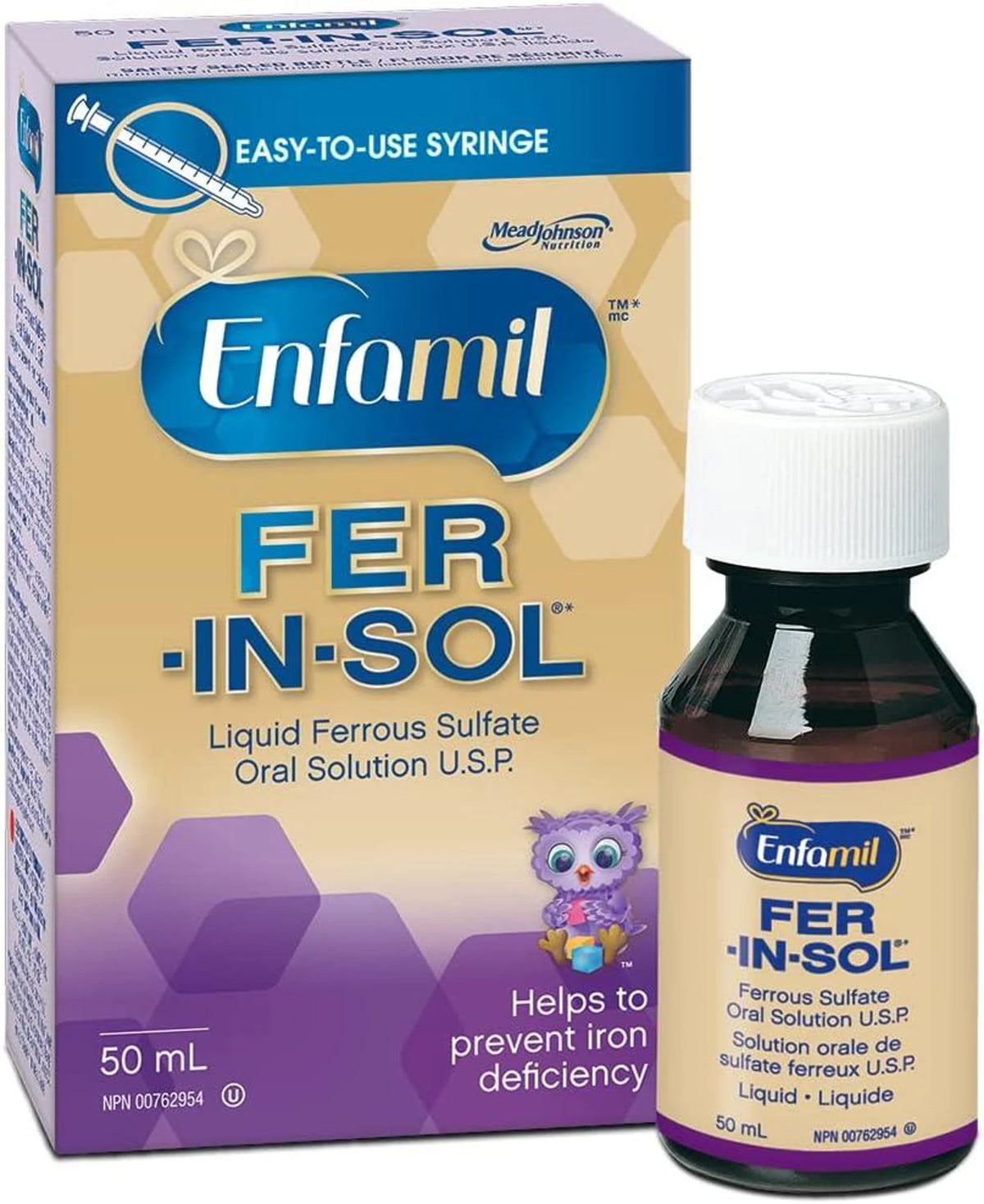 Enfamil Fer-In-Sol Liquid Iron Drops, 50 mL