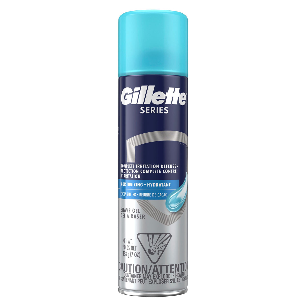Gillette Series Moisturizing Shave Gel with Cocoa Butter, 198 g
