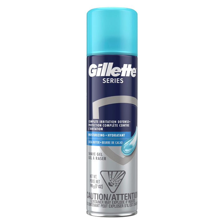 Gillette Series Moisturizing Shave Gel with Cocoa Butter, 198 g