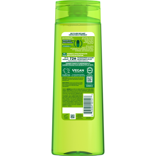 Garnier Fructis Triple Nutrition Fortifying Shampoo, 370 mL