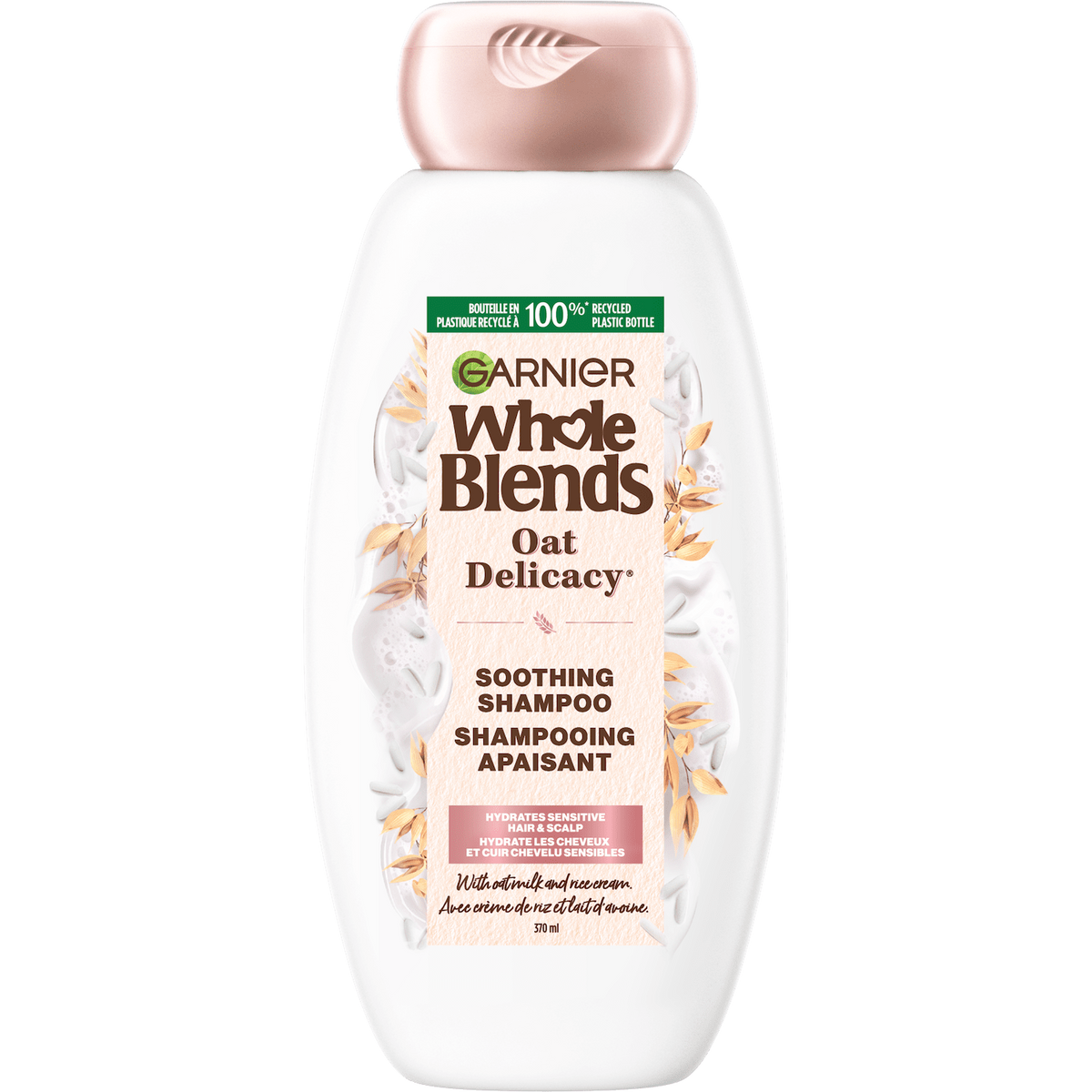Garnier Whole Blends Oat Delicacy Gentle Shampoo, 370 mL