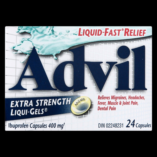 Advil Extra Strength Liqui-Gels, Ibuprofen 400 mg, 24 Capsules