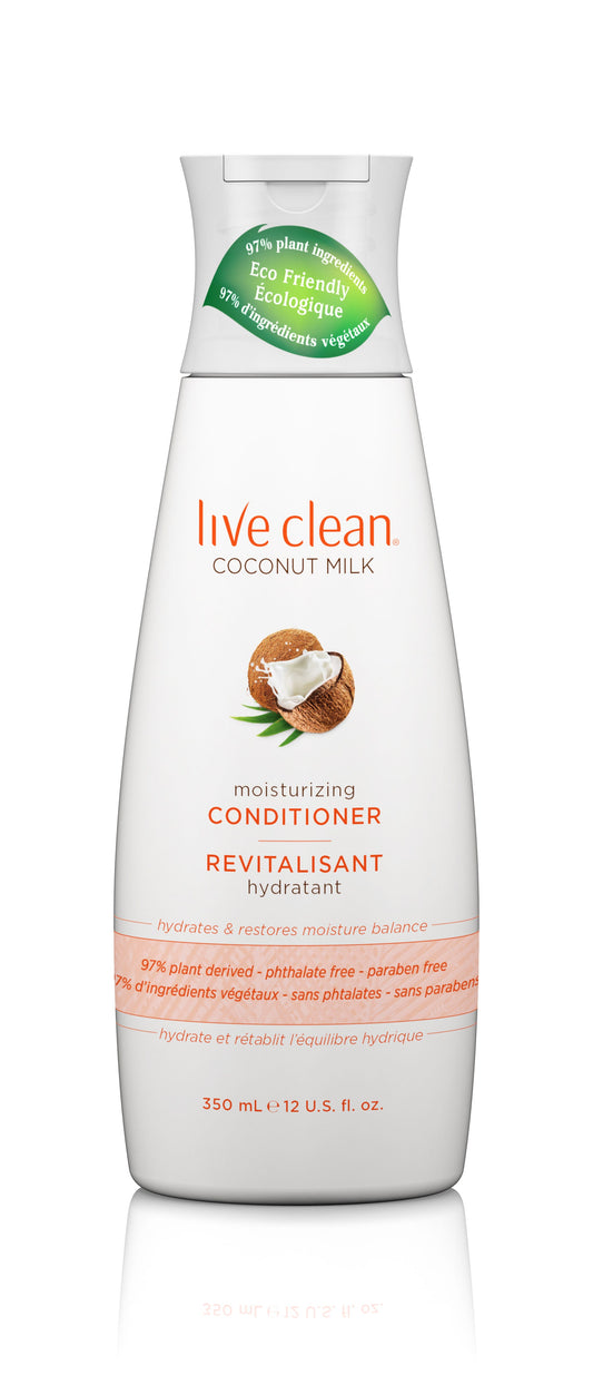 Live Clean Coconut Milk Moisturizing Conditioner, 350 mL