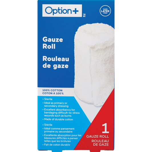 OPTION+ 100% Cotton Gauze Roll