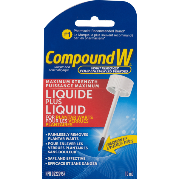 Compound W Maximum Strength Fast-Acting Wart Removal Liquid, 10 mL