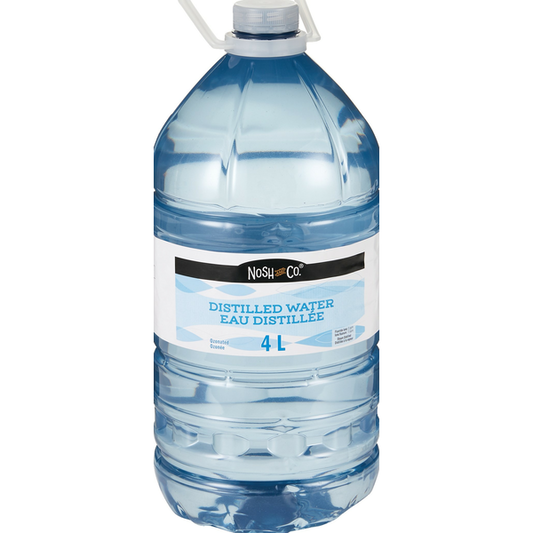 Nosh & Co. East Distilled Water, 4 L