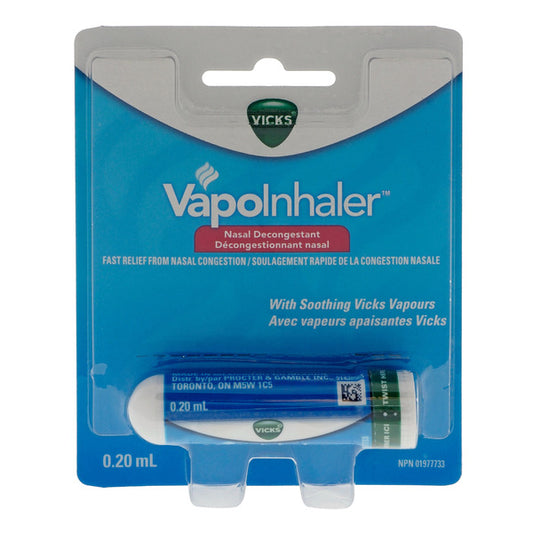 Vicks VapoInhaler Nasal Decongestant, 0.2 mL