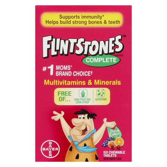 Flintstones Complete Chewable Multivitamins & Minerals for Kids, 150 Tablets