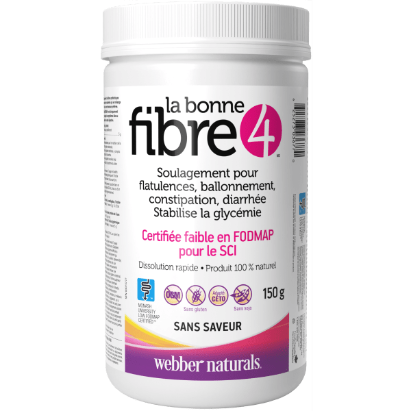 Webber Naturals The Right Fibre4 Unflavoured Powder, 150 g