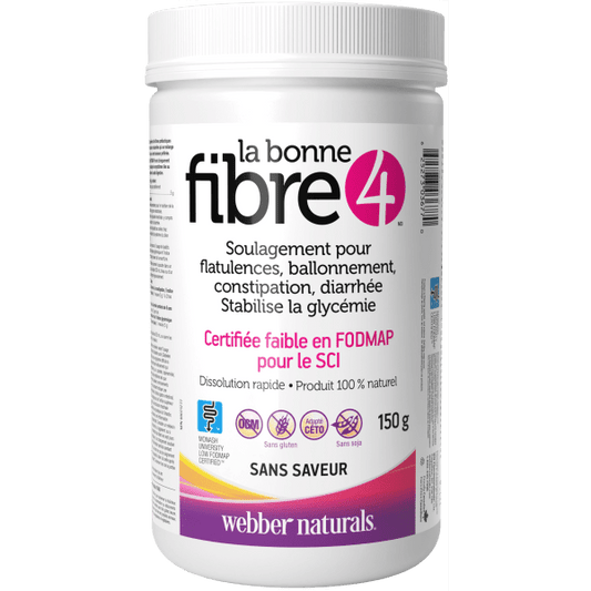 Webber Naturals The Right Fibre4 Unflavoured Powder, 150 g