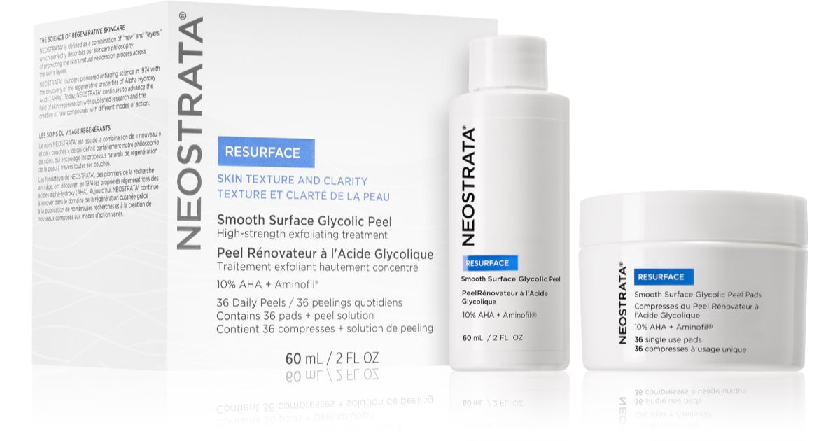 NeoStrata Smooth Surface Glycolic Chemical Peel, 36 Pads + 60 mL