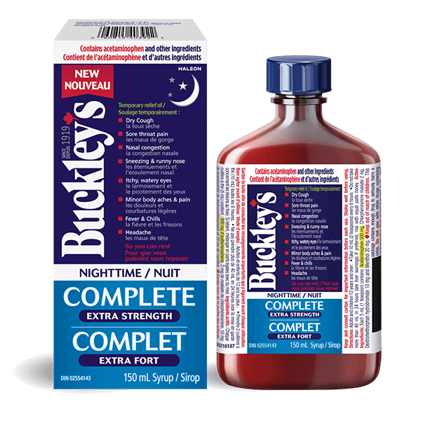 Buckley's Nighttime Complete Extra Strength Syrup, 150 mL