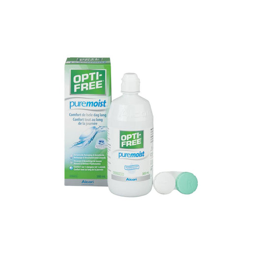 OPTI-FREE PureMoist Multi-Purpose Contact Lens Solution, 300 mL