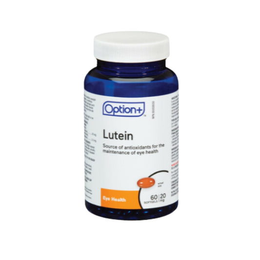 Option+ Lutein 20 mg Softgels, 60 Count