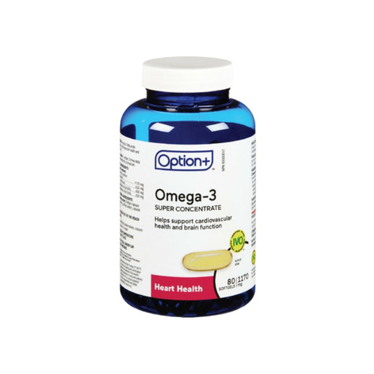 Option+ Omega-3 Super Concentrate 1170 mg, 80 Softgels