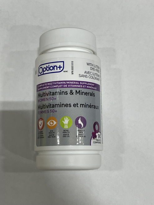 Option+ Women's Multivitamins & Minerals, 90 Tablets
