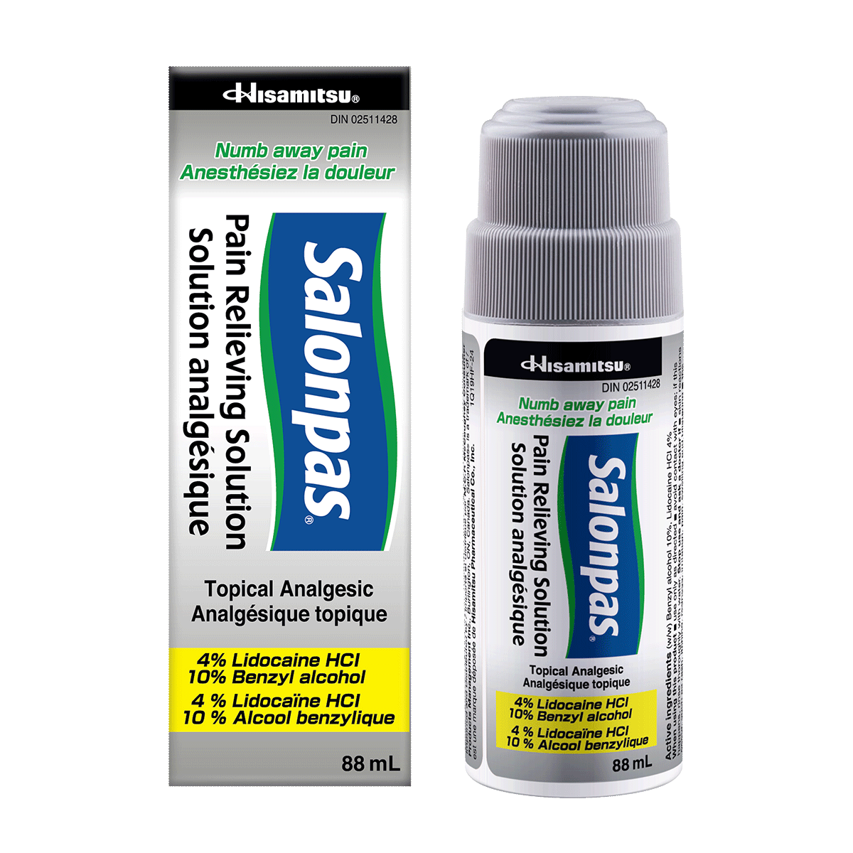 Salonpas Pain Relieving Solution, 88 mL