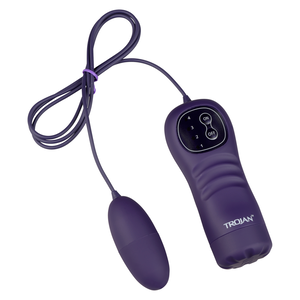 Trojan Vibrations Vibrating Bullet Remote Control Vibrator, 1 Count